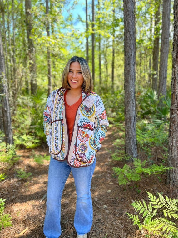 Flora Jacket & Vest - PDF SEWING PATTERN - Quilted Jacket