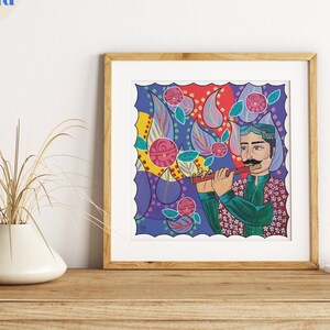 Sindhi - Colorful Abstract Pakistani Truck Art Printable | Digital File for Instant Download