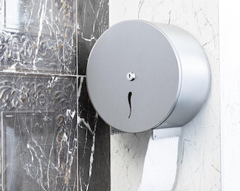 Commercial Toilet Paper Dispenser STEEL,Wall Mounted,Lockable,Durable, Toilettenpapierspender,Distributeur de papier toilette mural