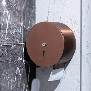 Commercial Toilet Paper Dispenser Rose,Wall Mounted,Lockable,Durable Heavy Duty,Toilettenpapierspender,Distributeur de papier toilette mural