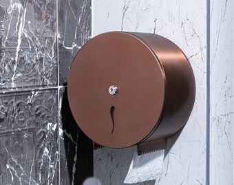 Commercial Toilet Paper Dispenser Rose,Wall Mounted,Lockable,Durable Heavy Duty,Toilettenpapierspender,Distributeur de papier toilette mural