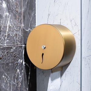 Commercial Toilet Paper Dispenser GOLD Wall Mounted, Lockable, Heavy Duty , Toilettenpapierspender,Distributeur de papier toilette mural