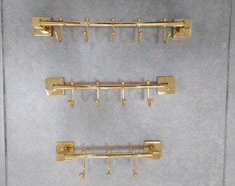 3-4-5 Hook Wall Mounted Rack-Coat Bathroom Robe Towel Holder-Gold Antique Black Chrome Modern Bathroom Accessories-Gift-Free Shipping
