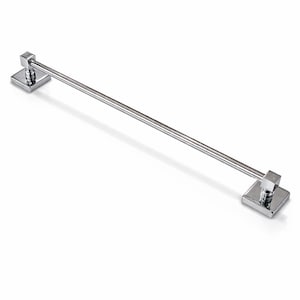 Toallero de acero inoxidable pulido cromado, toallero de pared SUS304, toallero de hotel moderno y resistente.