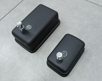 BLACK Commercial Soap Dispenser for Public Restrooms Stainless Steel Wall Mounted, Seifenspender zur Wandmontage Distributeur de savon mural