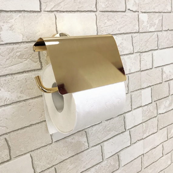 Stainless Steel Toilet Paper Holder with Cover: Modern Bathroom Decor