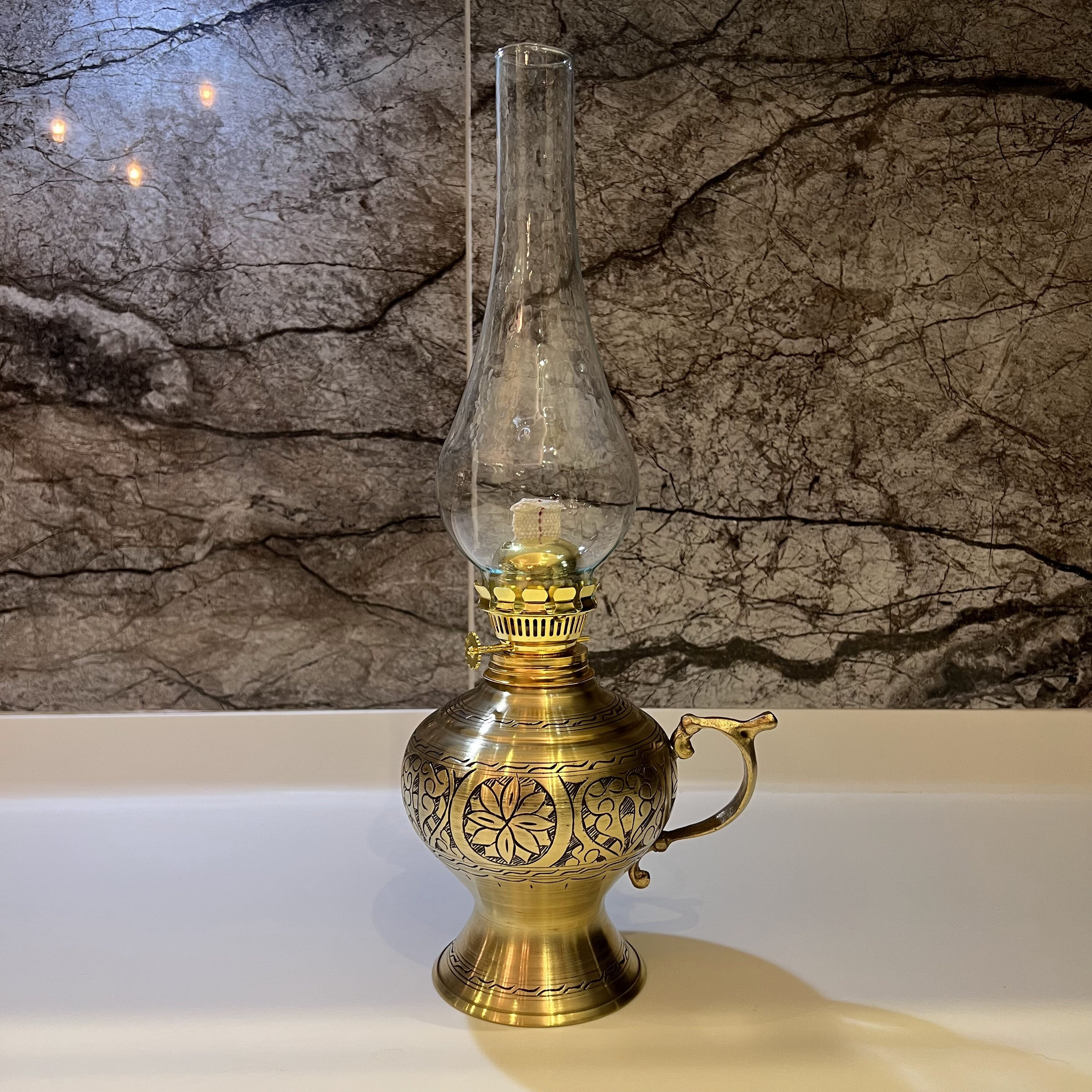 Brass Oil Lamp -  Canada