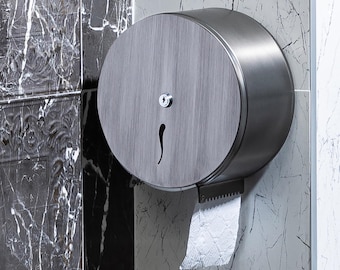 Commercial Toilet Paper Dispenser STEEL ANTIQUE,Wall Mounted,Lockable,Durable, Toilettenpapierspender,Distributeur de papier toilette mural