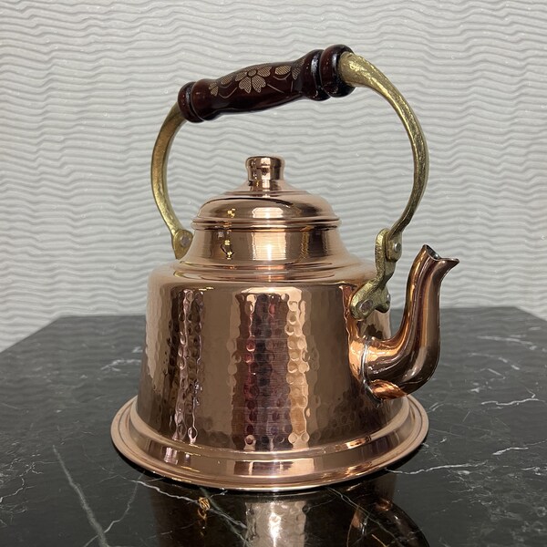 Copper Tea Pot Etsy