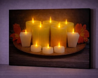 LED Lighted Canvas Print