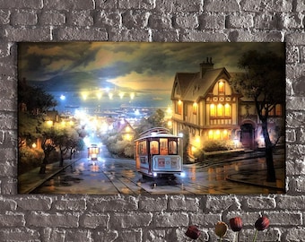 LED Lighted Canvas Print
