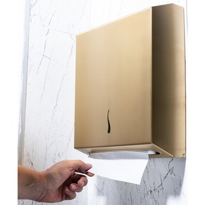 Stainless Steel Wall-Mounted Folded Paper Towel Dispenser-Top-Grade Restroom Hygiene Solution-Exclusive Color and Surface-Restroom Fixtures