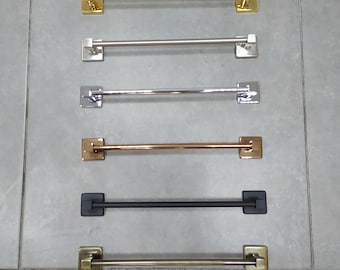 Set di 5 accessori da bagno in acciaio inossidabile SUS304: barra