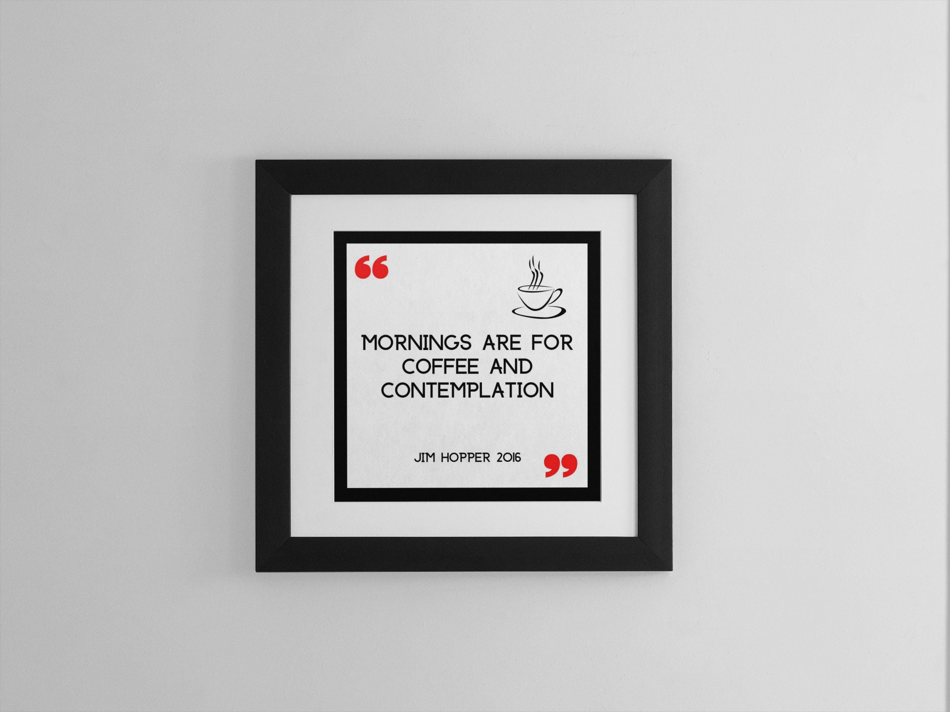 Stranger Things Jim Hopper Quote Digital Download. Etsy