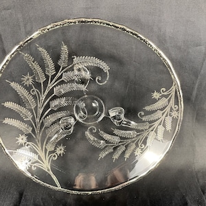 Vintage Silver City Glass Co. Plate