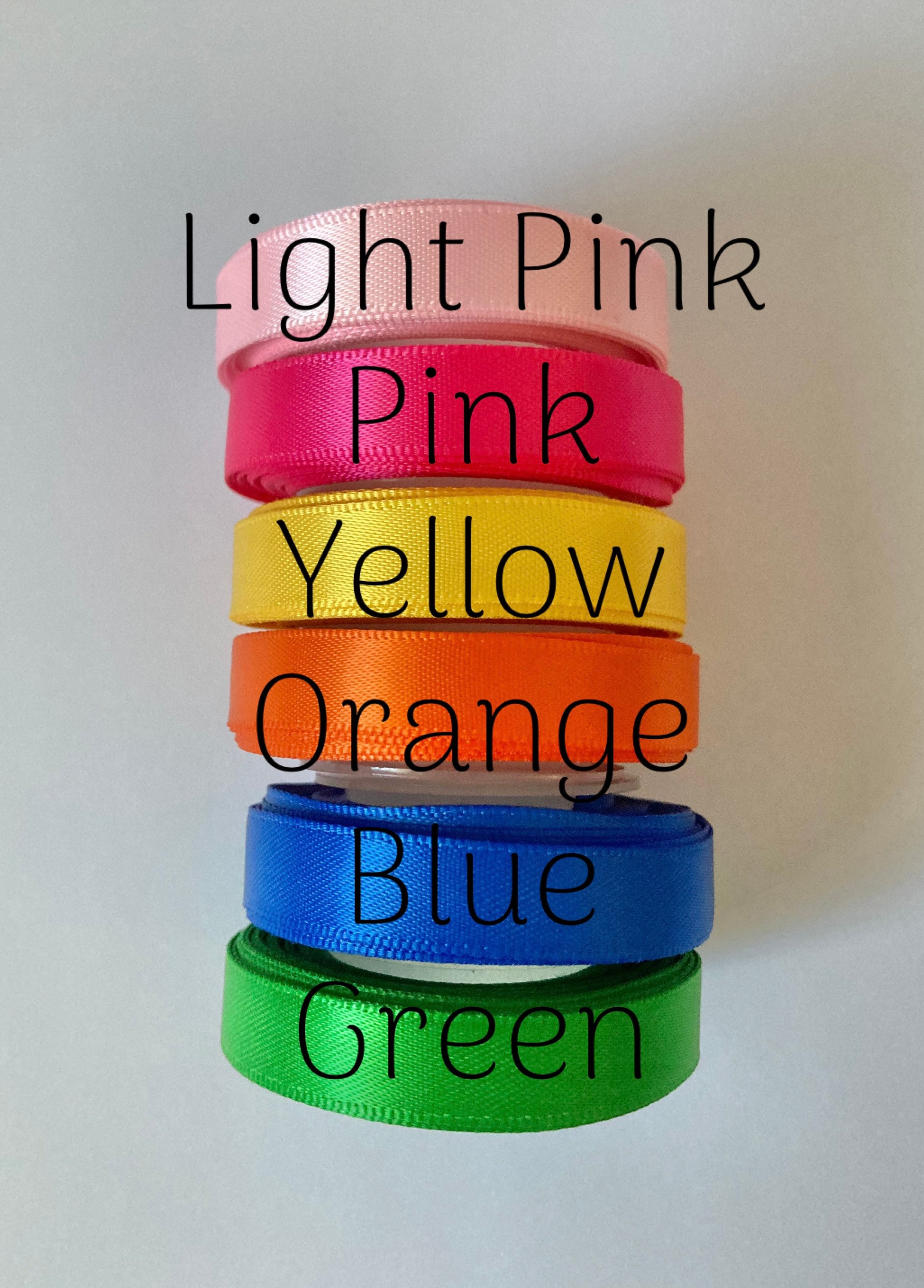 Personalised Name Pony Bead and Ribbon Key Chain Keyring Gift Etsy UK