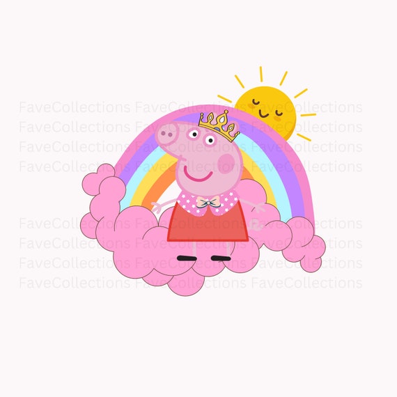 Drawings To Paint & Colour Peppa Pig - Print Design 010