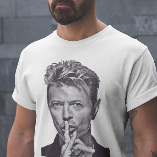 David Bowie T-shirt, David Bowie Tee, For Bowie Fans, Bowie Tribute, Vintage Music Icon, For Music Lovers, Famous Singer Retro