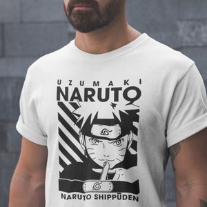 Manga Naruto karakters cartoon print T-shirt casual cool Akatsuki zomer T-shirt