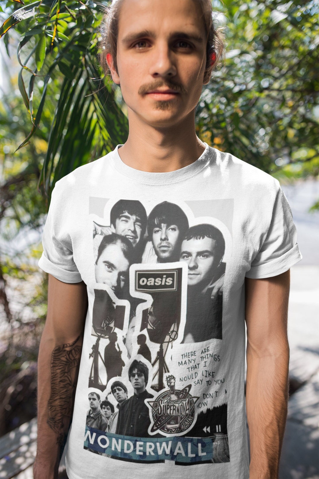 Oasis Vintage Band T-shirts White S M L XL 2XL Rock Gift Retro - Etsy