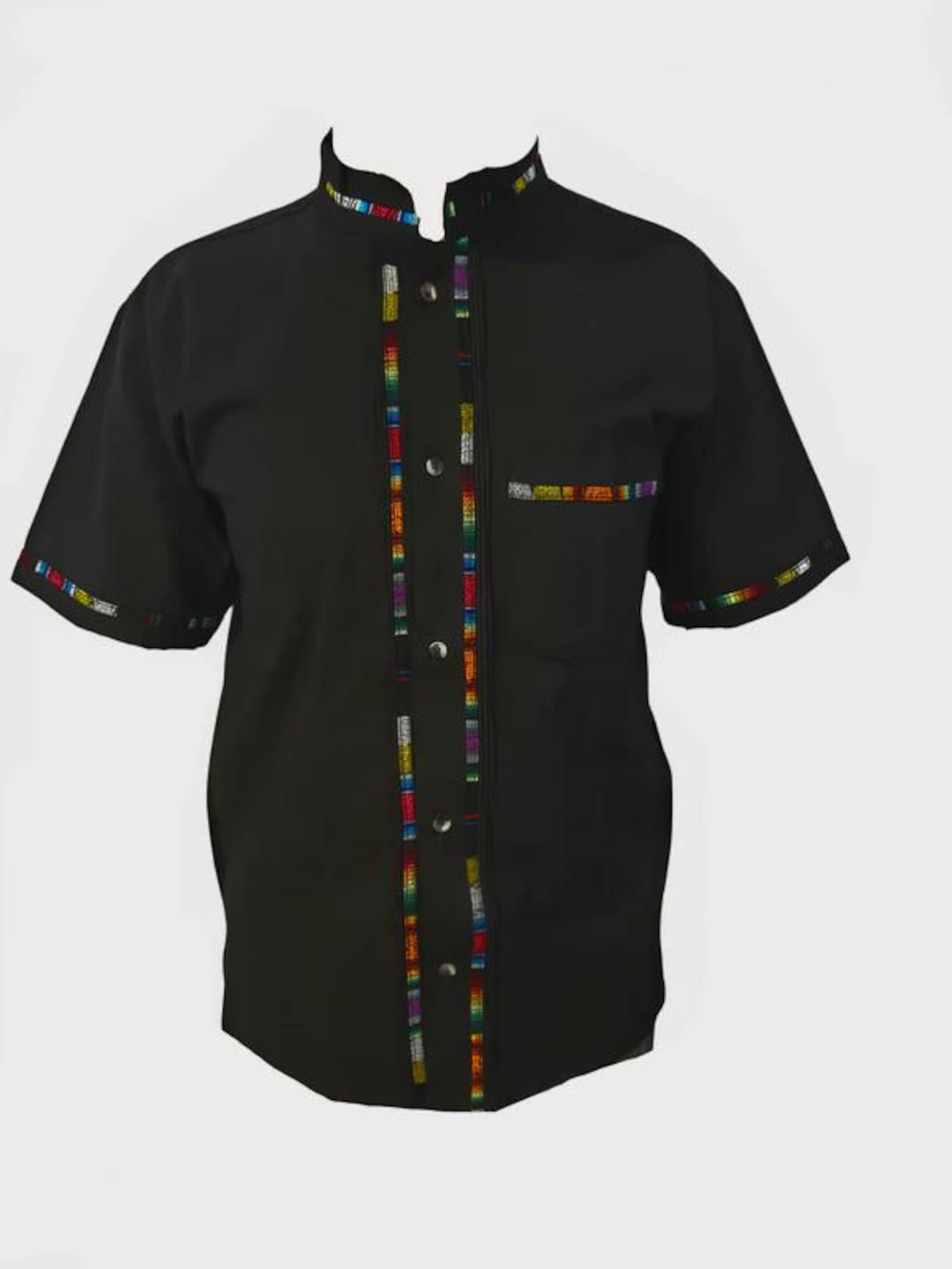 Yellow And Purple Mexican Baja Men's Golf Shirts