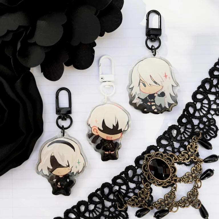 Nier Automata Keychain - Etsy