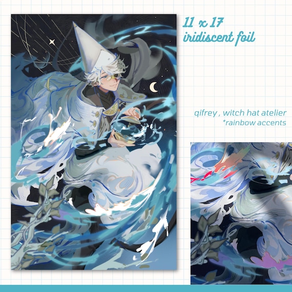 Qifrey Witch Hat Atelier Foil Print