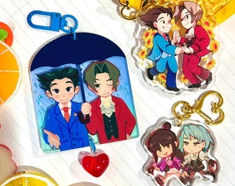 Ace Attorney Couple Charms