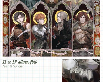 Fear and Hunger Foil Print