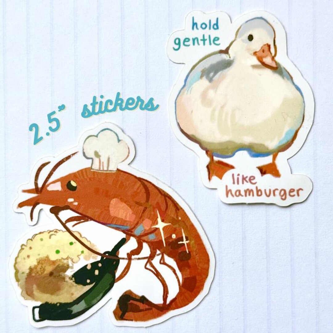 Sticker Silly Animal Silly Animal Stickers - Etsy