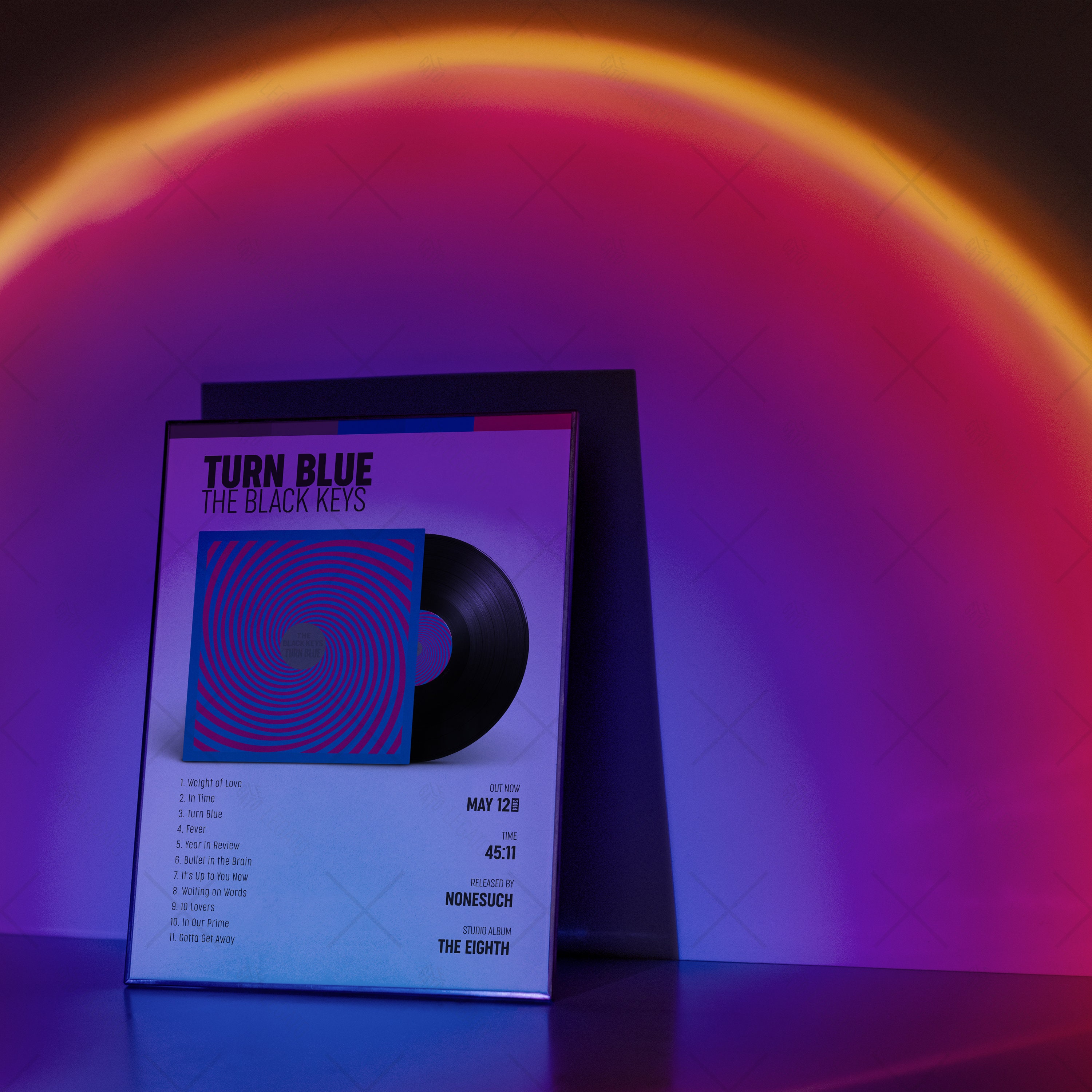 Turn Blue Poster, The Black Keys Poster, Album Cover Poster, Tracklist