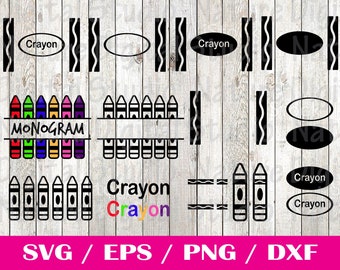 Crayon SVG bundle - School Svg - Teacher Svg - Commercial use SVG eps DXF - Digital Download  - Crayon Wrapper Svg - 1st grade svg