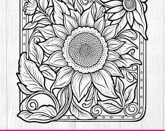 Tooled Leather Pattern Floral SVG, svg files, svg files for cricut,Cut Files Cricut, Digital Download, Silhouette Svg, Pattern123