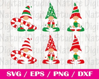 Christmas Gnomes Holiday SVG Bundle, Christmas svg, Santa SVG, Merry Christmas, Elf svg Christmas Gnomes Trio Svg Winter Svg Christmas Candy