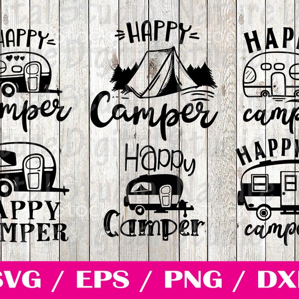 Camping SVG Bundle, glücklicher Camper SVG, Camping Crew SVG, Camp Life SVG, lustiges Camping SVG, Lagerfeuer SVG, Camping Zwerge SVG, Liebeslager SVG