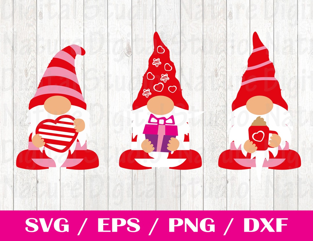 Valentine's Day Gnomes Svg - Valentines Day SVG - Gnomes Svg ...