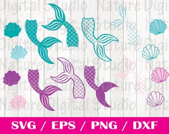 Mermaid SVG Bundle, Mermaid Tail SVG, Mermaid Monogram svg, cute mermaid, Mermaid clipart, Sea Beach svg, Mermaid Layer, PNG, Vector, CriCut