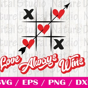 Liebe WinsSvg - Valentinstag Tic Tac Toe SVG - Valentinstag SVG - Konversationsherzen SVG - Valentinstag XOXO SVG - Valentinstag Herz Png
