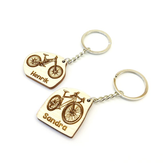 Portachiavi a forma di bicicletta , portachiavi a forma di mountain bike, design creativo, ciondolo a forma di bicicletta, colori assortiti, portachiavi per amanti del ciclismo, Mountain Bike