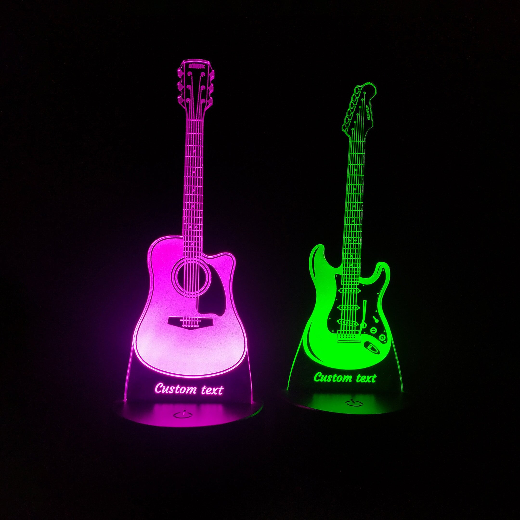 Lampe lumineuse LED Guitare électrique - Guitare Attitude