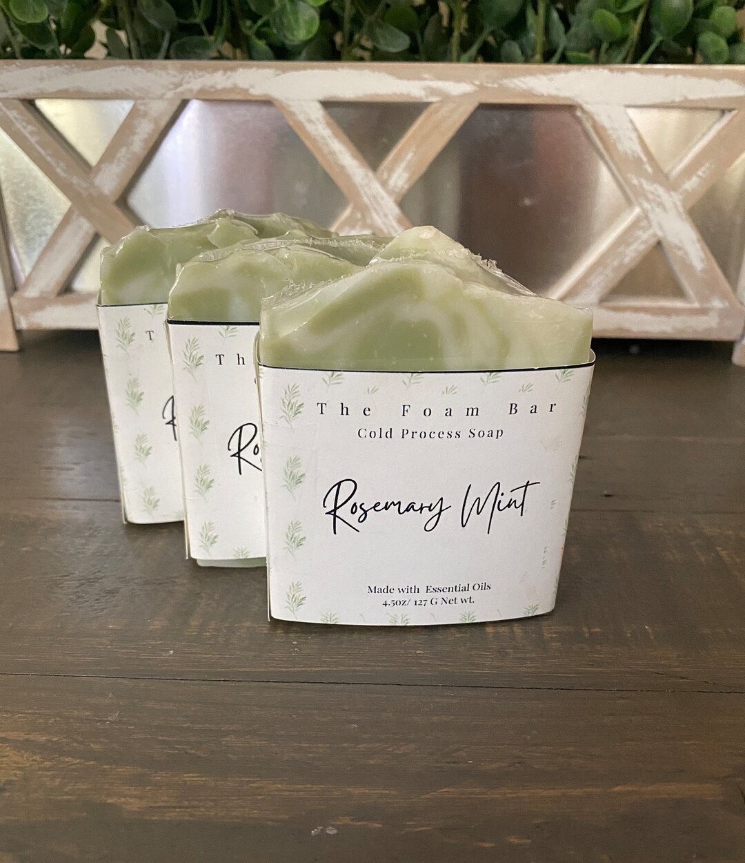 Rosemary Mint Soap Bar/ Rosemary Mint Cold Process Soap Etsy