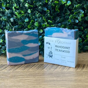 Mahogany Teakwood Soap/Cold Process Soap