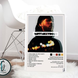 partynextdoor Poster | 18x24 Plakat | Digitales Poster | Partynextdoor Debut EP Poster | PND 1 Poster | OVO Poster