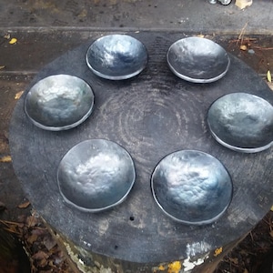 Hand forged steel ring bowl