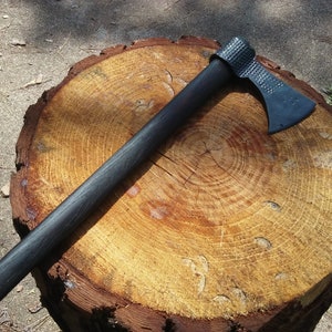 Hand Forged Wrapped Eye Viking / Colonial Trade Axe / Tomahawk