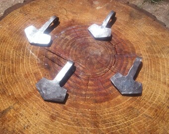 Extra Large Hand Forged Mjolnir / Thor's hammer pendant