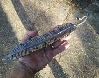 Hand Forged Feather Incense Burner
