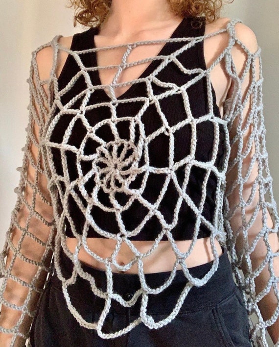 Mesh Spiderweb Top - Etsy Mesh Spiderweb Top - Etsy