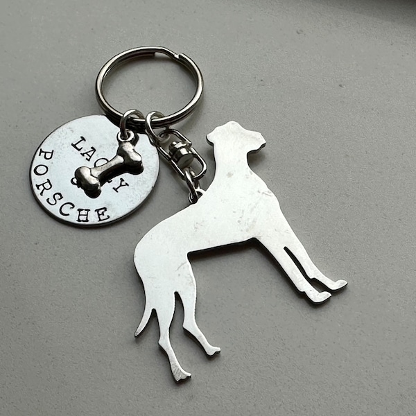 Great Dane Custom Keychain Personalized Gift