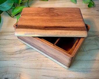 Handmade wood gift box, keepsake box, limited run